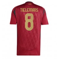 Maglia Calcio Belgio Youri Tielemans #8 Prima Divisa Europei 2024 Manica Corta